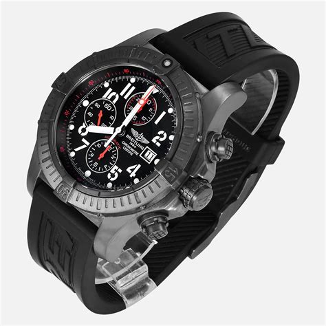 breitling super avenger blacksteel limited edition watch|breitling super avenger chronograph.